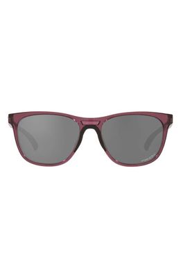 Oakley Leadline Prizm™ 56mm Oval Sunglasses in Trans Blue