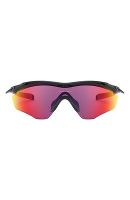 Oakley M2 Frame® XL 45mm Prizm™ Wrap Shield Sunglasses in Black