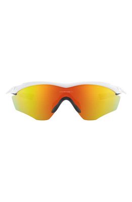 Oakley M2 Frame XL 45mm Shield Sunglasses in White