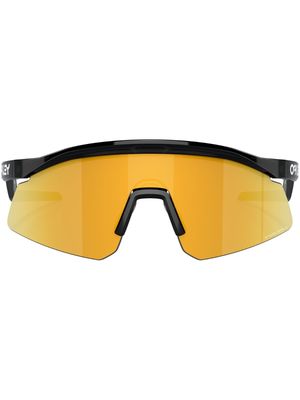 Oakley mirrored aviator-frame sunglasses - Black