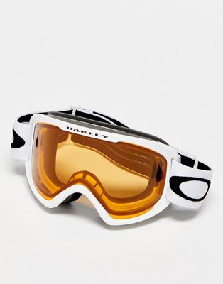 Oakley O-Frame 2.0 pro goggles in white and orange