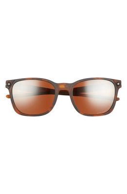 Oakley Oakely Prizm&trade; 55mm Polarized Sunglasses in Brown Tort/Prizm Tungsten