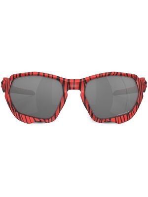 Oakley Plazma round-frame sunglasses - Red