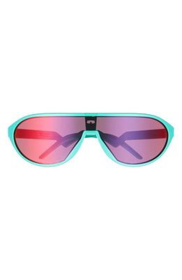 Oakley Prizm™ 33mm Rectangular Sunglasses in Celeste/Prizm Road