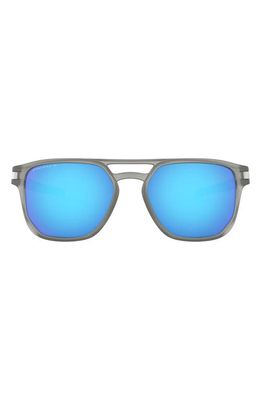 Oakley Prizm Latch Beta 54mm Polarized Square Sunglasses in Grey