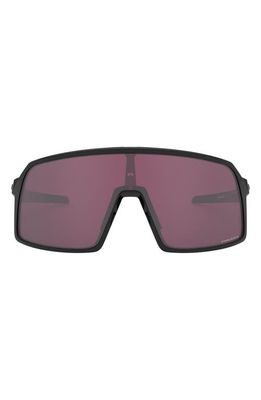 Oakley Prizm™ Sutro S 28mm Shield Sunglasses in Rubber Black