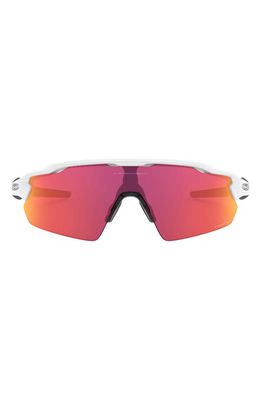 Oakley Radar EV Pitch 138mm Prizm Shield Sunglasses in White/Purple Pink
