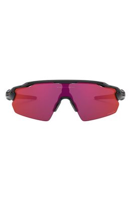 Oakley Radar EV Pitch 38mm Shield Sunglasses in Black/Purple Pink