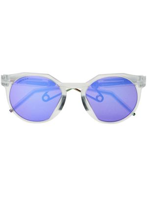 Oakley round-frame tinted sunglasses - White
