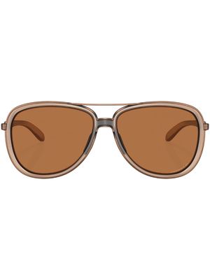 Oakley Split Time pilot-frame sunglasses - Neutrals