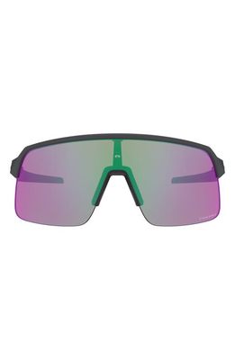 Oakley Sutro Lite 139mm Prizm Polarized Semi Rimless Wrap Shield Sunglasses in Matte Carbon/Prizm Golf
