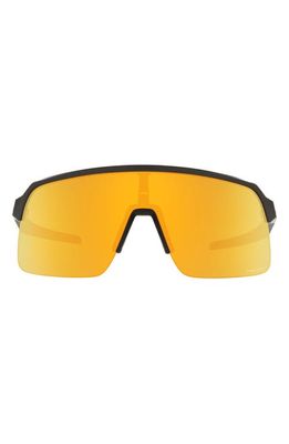 Oakley Sutro Lite 139mm Prizm™ Wrap Shield Sunglasses in Matte Carbon/Prizm 24K