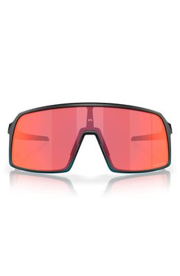 Oakley Sutro Prizm Wrap Shield Sunglasses in Red