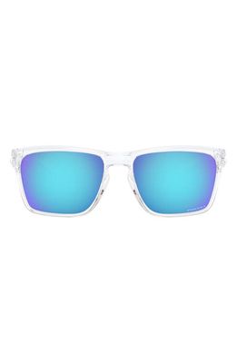 Oakley Sylas 57mm Prizm&trade; Keyhole Sunglasses in Clear