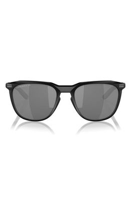 Oakley Thurso 54mm Polarized Round Sunglasses in Matte Black