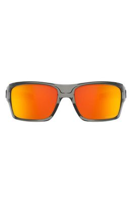 Oakley Turbine 65mm Polarized Oversize Sunglasses in Grey