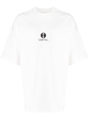 OAMC Altitude logo-print cotton T-shirt - White