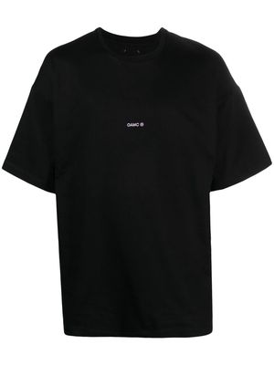 OAMC Anthem embroidered-logo cotton T-shirt - Black