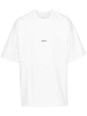 OAMC Anthem organic-cotton T-shirt - White