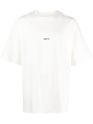 OAMC Anthem Tulip cotton T-shirt - White