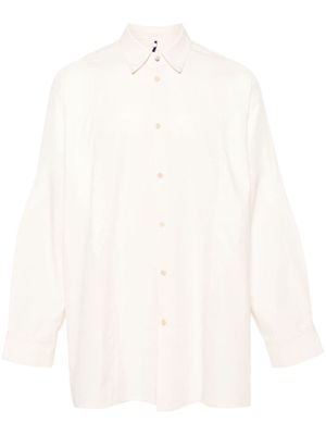 OAMC Arrow panelled shirt - White