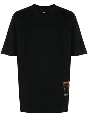 OAMC Ascent patch-detail cotton T-shirt - Black