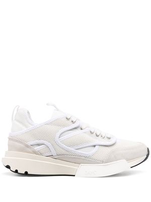 OAMC Aurora panelled low-top sneakers - White