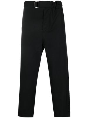 OAMC belted-waist straight trousers - Black