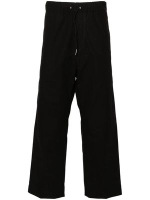 OAMC drawstring cotton trousers - Black