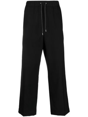 OAMC drawstring-fastening cotton trousers - Black