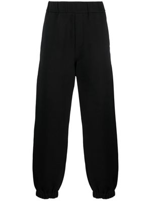 OAMC elasticated-waist cotton track pants - Black