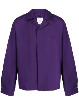 OAMC graphic-print cotton shirt - Purple