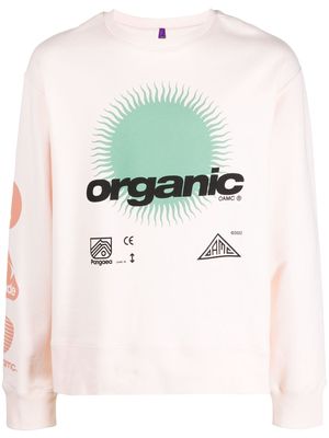 OAMC graphic-print cotton sweatshirt - Pink
