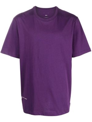 OAMC graphic-print cotton T-shirt - Purple