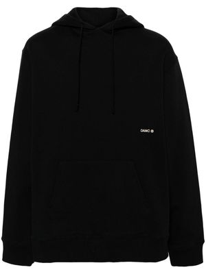 OAMC graphic-print organic cotton hoodie - Black