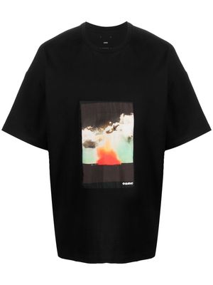 OAMC graphic-print organic-cotton T-shirt - Black