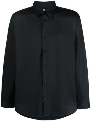 OAMC graphic-print poplin shirt - Black