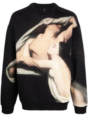 OAMC graphic-print sweatshirt - Black