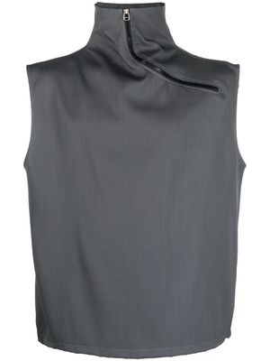 OAMC high-neck virgin-wool vest - Grey