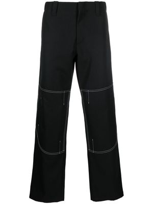 OAMC high-waist straight-leg trousers - Black