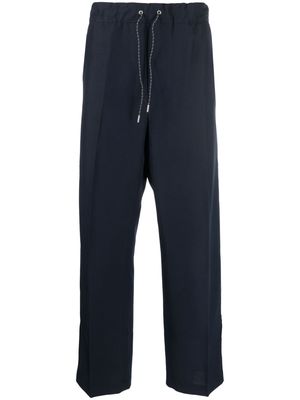 OAMC high-waisted straight-leg trousers - Blue
