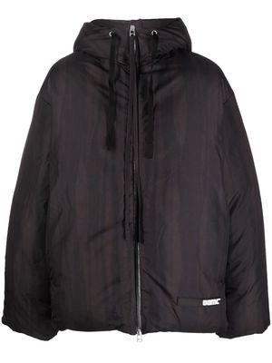 OAMC hooded padded jacket - Black
