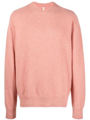OAMC intarsia-knit logo jumper - Pink