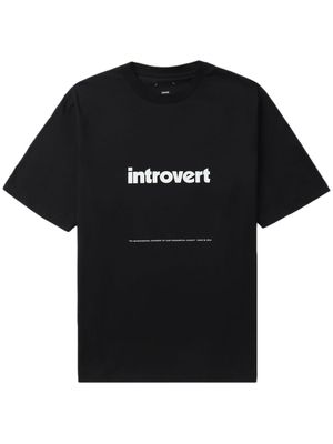 OAMC Introvert cotton T-shirt - Black