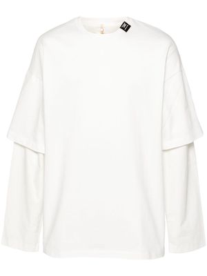 OAMC layered organic cotton T-shirt - White