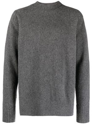 OAMC logo intarsia-knit wool jumper - Grey