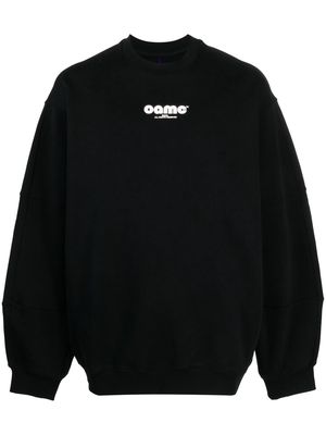 OAMC logo-patch cotton sweatshirt - Black