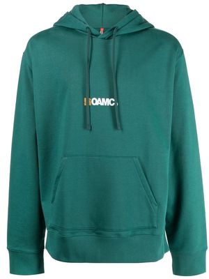OAMC logo-print cotton hoodie - Green