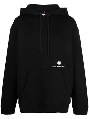 OAMC logo-print drawstring hoodie - Black