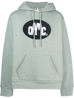 OAMC logo-print pullover hoodie - Green